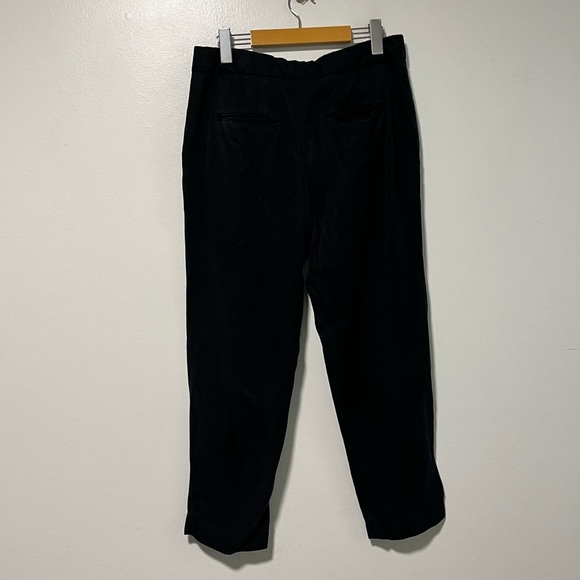 Gap Women’s Black 100% Lyocell Cropped Trousers - Size 10 Regular - Picture 9 of 12